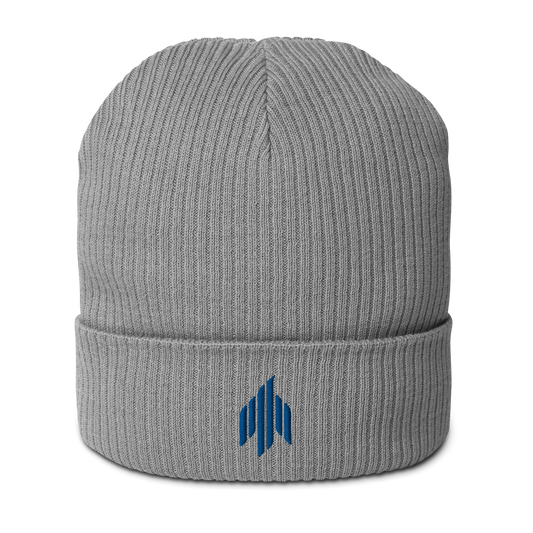Gerippte Bio-Beanie
